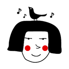 [LINEスタンプ] ホソメちゃん