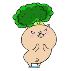 [LINEスタンプ] ブロッコリーちゃんの画像（メイン）