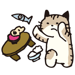 [LINEスタンプ] 猫のぽーち 2