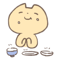 [LINEスタンプ] はらぺこねこ