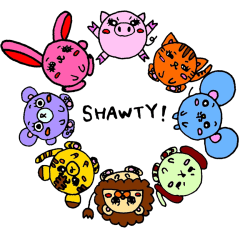 [LINEスタンプ] あにまる～SHAWTY～の画像（メイン）