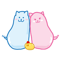 [LINEスタンプ] みずねこ。の画像（メイン）