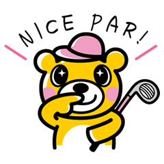 [LINEスタンプ] Enjoy golf ゴルフ女子会編の画像（メイン）