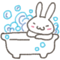 [LINEスタンプ] うさぎの直吉 ～NAOKICHI～ 日常編