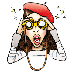 [LINEスタンプ] Girls Stamp(CrazySexyCool)の画像（メイン）