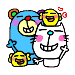 [LINEスタンプ] ra！mのネコと仲間たち