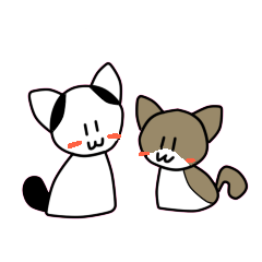 [LINEスタンプ] 我が家の2にゃんず