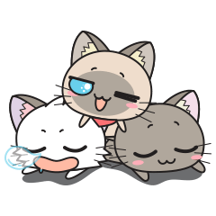 [LINEスタンプ] Hoshi ＆ Luna Diary 4