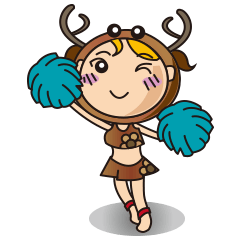 [LINEスタンプ] Sunny: Deer Editionの画像（メイン）