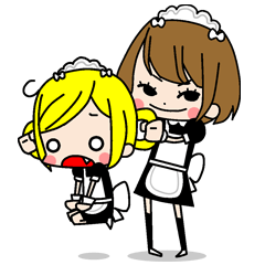 [LINEスタンプ] みりにゃ。メイド編