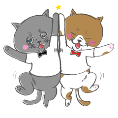 [LINEスタンプ] The Odd Cats