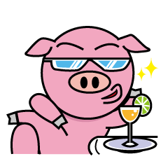 [LINEスタンプ] Piggy