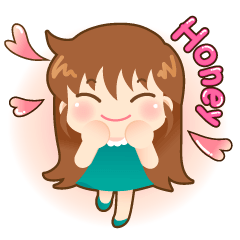 [LINEスタンプ] I'm Honey