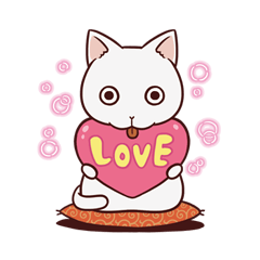 [LINEスタンプ] ふくねこの画像（メイン）