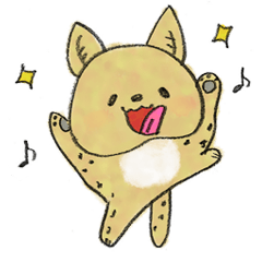 [LINEスタンプ] ベロ出しハイエナの「ベロデオ」(by僕秩）