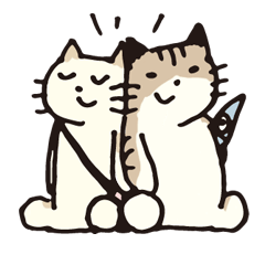 [LINEスタンプ] 猫のぽーちの画像（メイン）