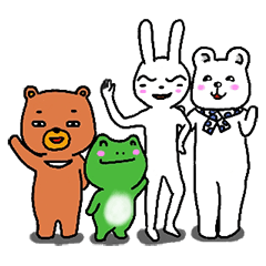 [LINEスタンプ] うさぎのジロー®と仲間たちの画像（メイン）