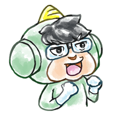 [LINEスタンプ] Justice Green man