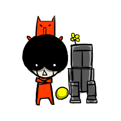 [LINEスタンプ] Flies with the devil