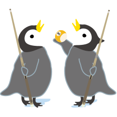 [LINEスタンプ] 双子ペンギンPee ＆ Chee