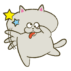 [LINEスタンプ] デブ猫ポセイドン