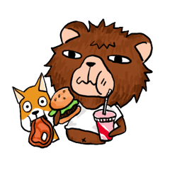 [LINEスタンプ] Hello Shoppingbear！の画像（メイン）