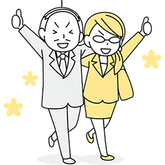 [LINEスタンプ] 働く！女の子の画像（メイン）