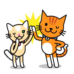 [LINEスタンプ] ねこパンチ！の画像（メイン）