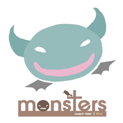 [LINEスタンプ] Monsters strike！！！