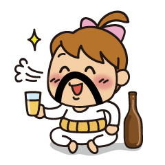 [LINEスタンプ] おやぢ☆女子