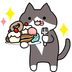 [LINEスタンプ] もちもちにゃんこ 02