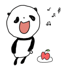 [LINEスタンプ] "muu" of pandaの画像（メイン）