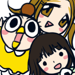 [LINEスタンプ] つくる女スタンプ