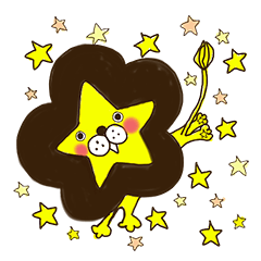 [LINEスタンプ] 星らいおんくんの画像（メイン）