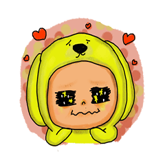 [LINEスタンプ] BIG HEAD BABY 3