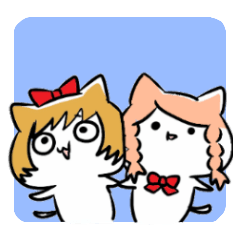 [LINEスタンプ] ふさえとたえ