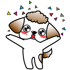 [LINEスタンプ] Ung Ung the dogの画像（メイン）