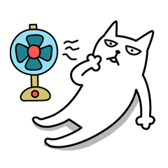 [LINEスタンプ] しろねこトーフ2の画像（メイン）