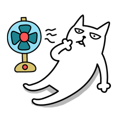 [LINEスタンプ] しろねこトーフ2