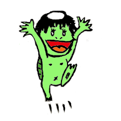 [LINEスタンプ] GREEN DEVIL - KAPPY -の画像（メイン）