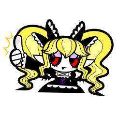 [LINEスタンプ] ヴァンパイアガールラミーちゃん