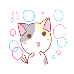 [LINEスタンプ] ねこまたファミリー