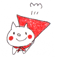 [LINEスタンプ] スーパーにゃん