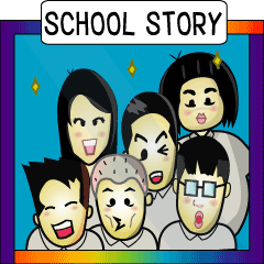 [LINEスタンプ] School Story