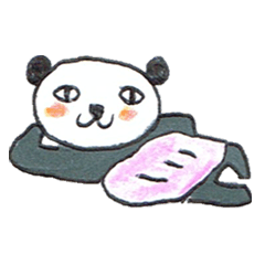 [LINEスタンプ] はらまきパンダさん