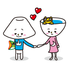 [LINEスタンプ] はるくん＆ルナコさんの画像（メイン）