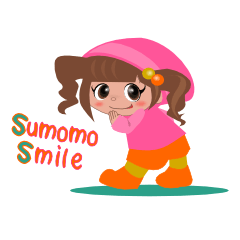 [LINEスタンプ] sumomo smile☆の画像（メイン）