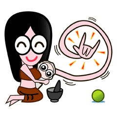 [LINEスタンプ] タイのゴースト