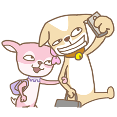 [LINEスタンプ] Chiwanwan sticker 3