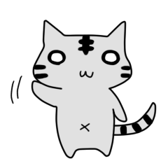 [LINEスタンプ] にじねこ